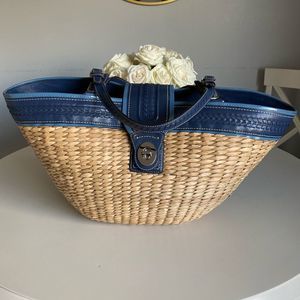 Coach Legacy XXL Editorial Straw Tote Limited Edition